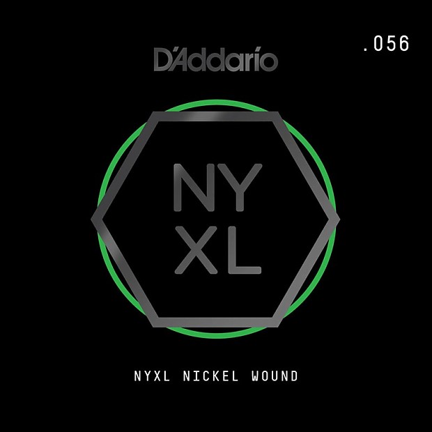 D'Addario NYXL Nickel Wound Electric Guitar Single String .056 image 1