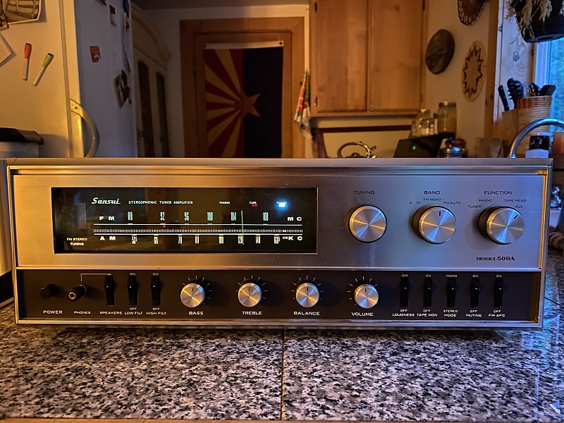 Sansui 500a Tube Amp Receiver Reverb