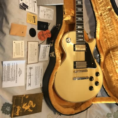 Gibson Custom Shop Made 2 Measure 1968 Les Paul Custom Heavy Antique White Murphy Lab Light Aged 2020-2023 for sale