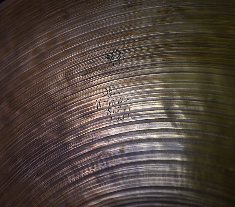 K. Zildjian 14" Intermediate Stamp Hi-Hat Cymbals (Pair) 1959 - 1966 image 2