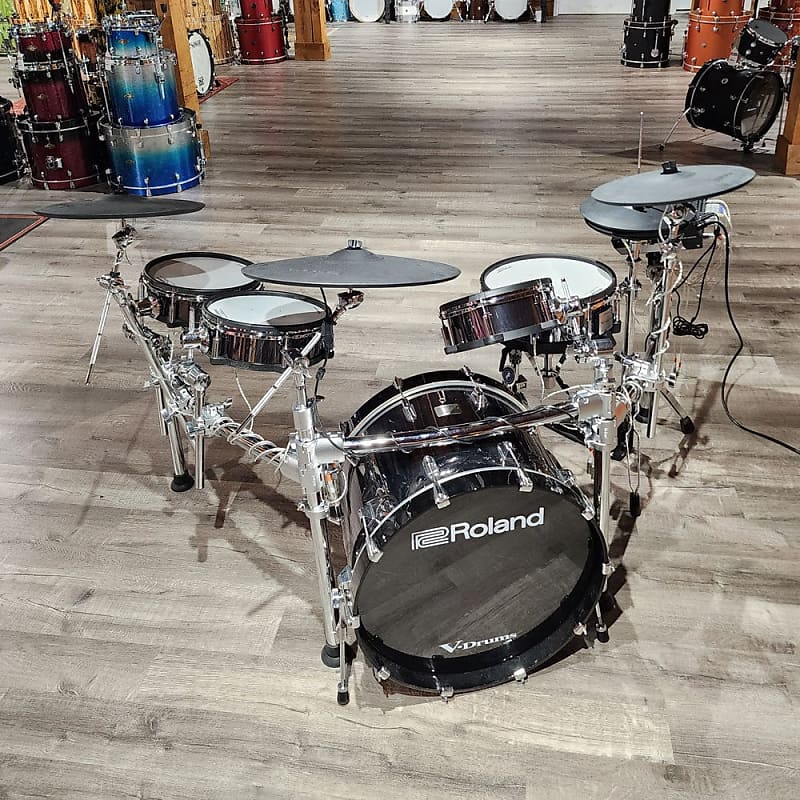 Used Roland TD50KVX Electronic Drum Set w/Extras | Reverb