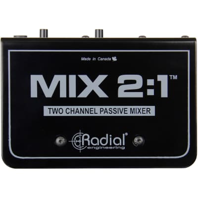 Radial MIX2:1 Two-Channel Stereo to Mono Mixer image 1