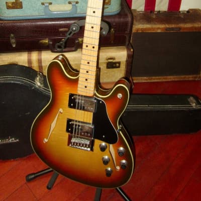 1976 Fender Starcaster Sunburst w/ Original Case, Strap and Manual image 2