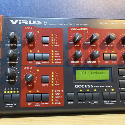 [Excellent] Access Virus B Analog Modeling / Wavetable Synthesizer for Techno, Trance, EDM & more! image 2