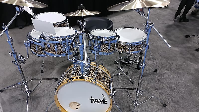 Taye Go Kit 8" / 10" / 12" / 18" / 4x13" Compact 5pc Drum Kit w/ Hardware image 1