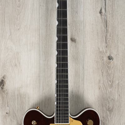 Gretsch G6122TG Players Edition Country Gentleman Hollowbody Guitar, Ebony Fingerboard, Walnut Stain image 4