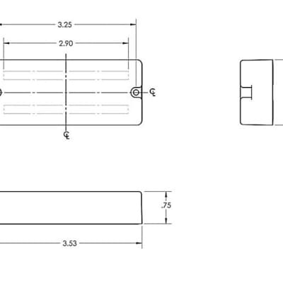 Seymour Duncan SSB-4 Phase II Passive Soap Bar Bass Pickup Set - 4 string image 3
