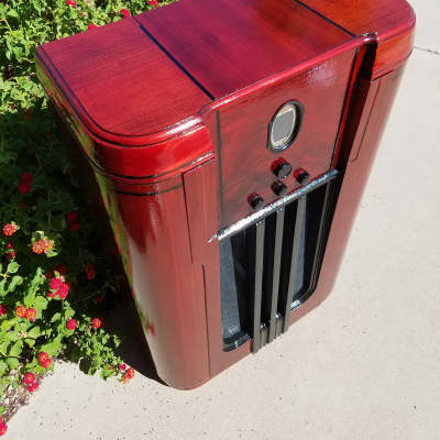 Philco 660X Antique Radio Custom Guitar Amp Cabinet with Eminence Legend EM12 12" Speaker image 4