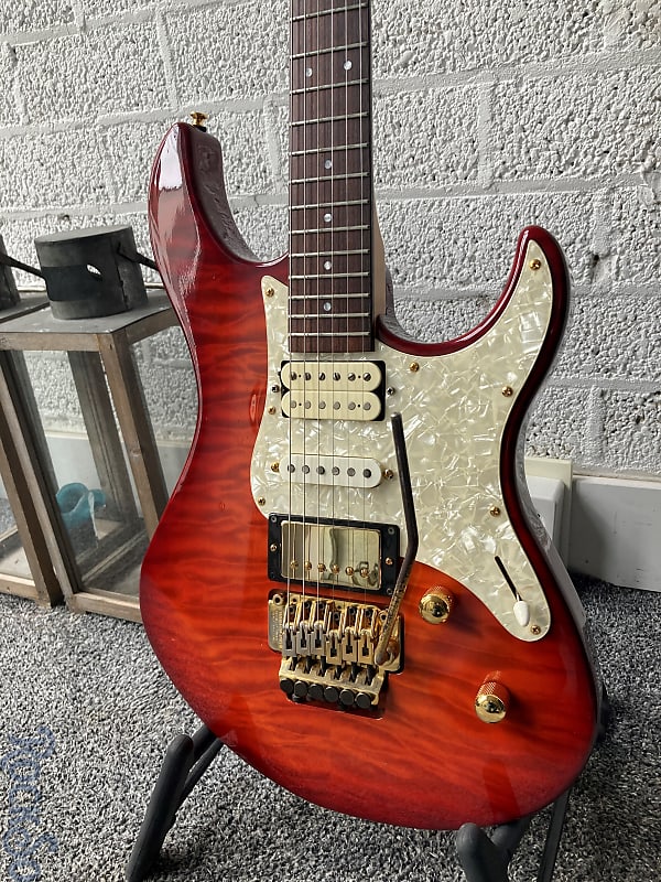 Yamaha Pacifica 721JH 1997 Cherry Sunburst w/ Dimarzio AT-1