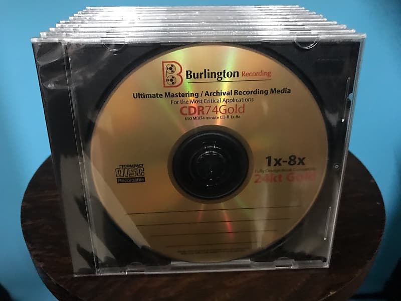 Burlington Recording 1/4 x 7 Translucent Heavy Duty Small Hub Plastic Reel  in White Set Up Box