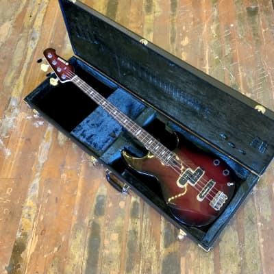 Yamaha BB-414 broad bass Plumb wine burst original | Reverb UK