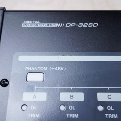 TASCAM DP-32SD 32-track Digital Portastudio Black w/ Power Supply image 11
