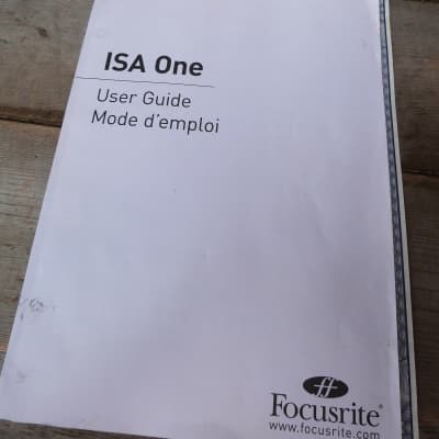 Focusrite ISA One manual image 1