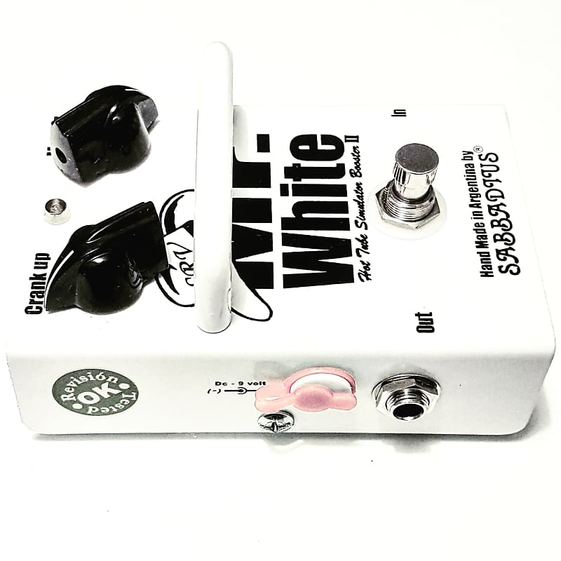 Sabbadius Mr White 2 II Hot Tube Simulator Booster Boost Overdrive Hand  Made SRV Guitar Pedal