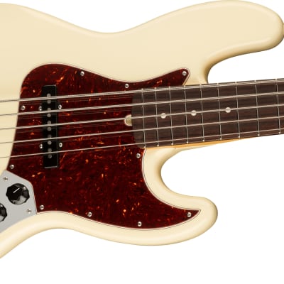 FENDER - American Professional II Jazz Bass V  Rosewood Fingerboard  Olympic White - 0193990705 image 4
