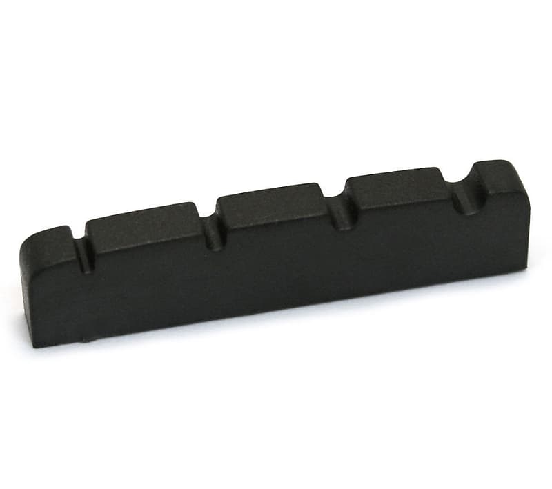 PT-1200-00 Graph Tech Black Tusq 1-5/8" Slotted Square Nut for Gibson® Bass Etc image 1