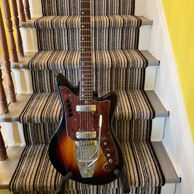 Goya Panther S2 Solid Body Electric Made by Galanti in Italy OHSC 1967 - Sunburst for sale