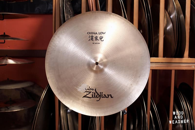 Used Zildjian 18" Avedis China Low Cymbal 1455g Reverb