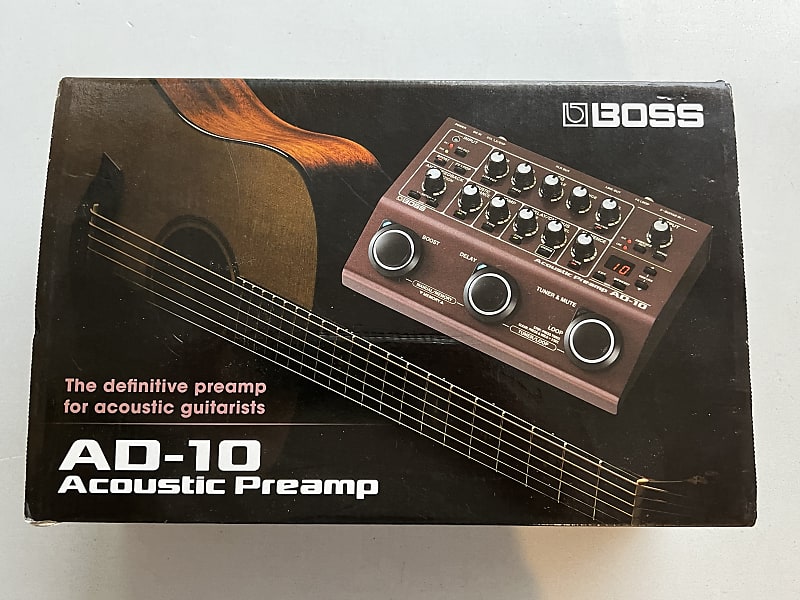 Boss AD-10 Acoustic Guitar Processor Pedal | Reverb