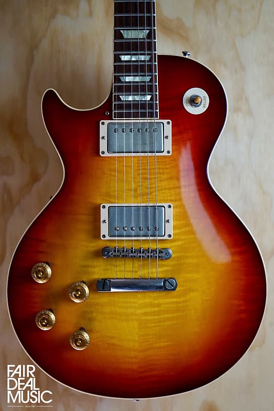 Gibson Custom Shop Left Handed '58 Les Paul '59 HP Top in Scarlett Burst, USED image 1