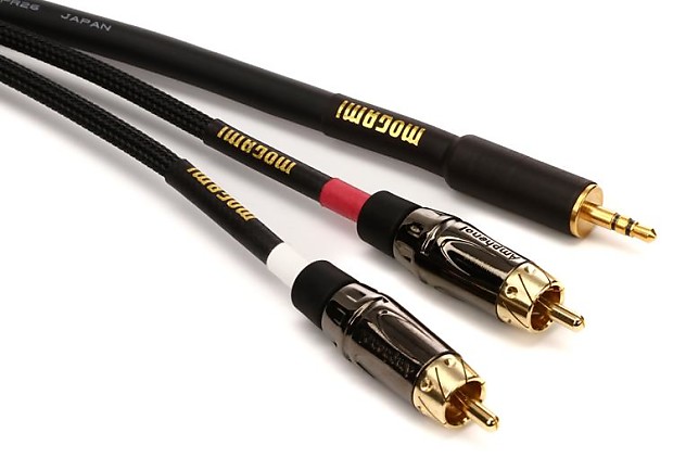  Mogami Gold 3.5-3.5-03 Stereo Audio Patch Cable, 3.5mm TRS Male  Plugs, Gold Contacts, Straight Connectors, 3 Foot : Musical Instruments