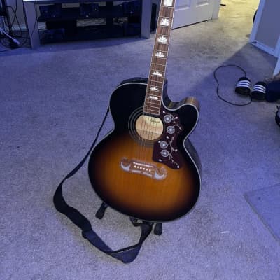 Epiphone EJ-200ce Vintage Sunburst image 1