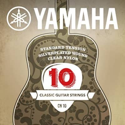 Yamaha CN10 Standard Tension Silverplated Wound Clear Nylon for sale