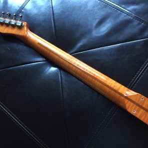 Musikraft Quartersawn 5A Flame Roasted Maple Neck | Reverb