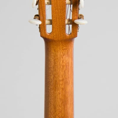 Manuel Contreras  Flamenco Guitar (1970s), period black hard shell case. image 6
