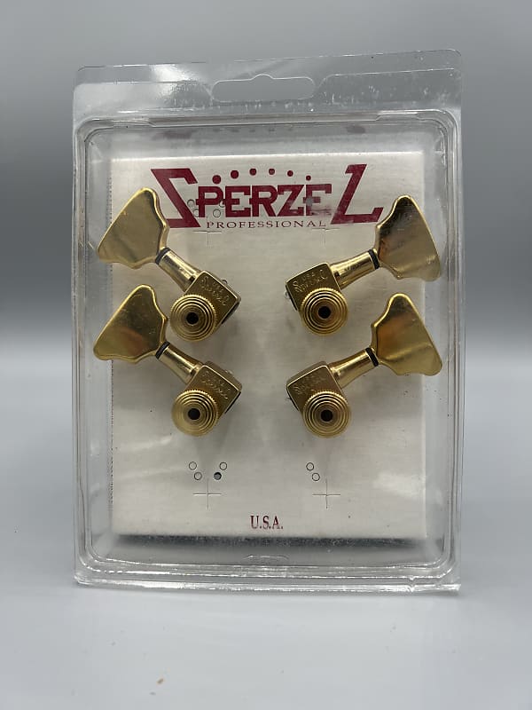Sperzel Sperzel Bass Locking Tuners 2 aside Gold (shiny) Reverb