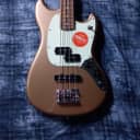 MINT Fender Player Mustang Bass P/J Firemist Gold Authorized Dealer In-Stock SAVE BIG - Open Box