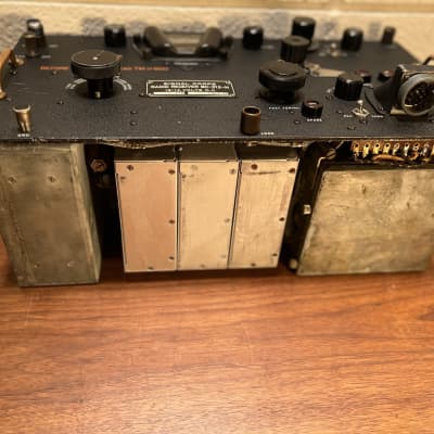 RCA vintage tube receiver amplifier signal corps Bc-312n 1950’s - Black Metal image 6