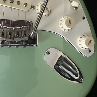 Fender American Professional Stratocaster with Maple Fretboard 2017 Surf Green image 7