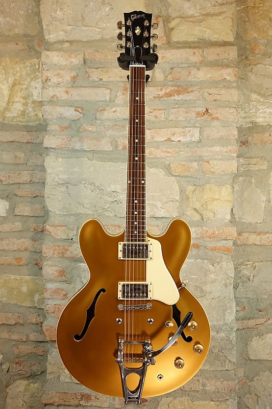 GIBSON Memphis ES-335 Dot PlainTop - 2013 - Solid Gold - with