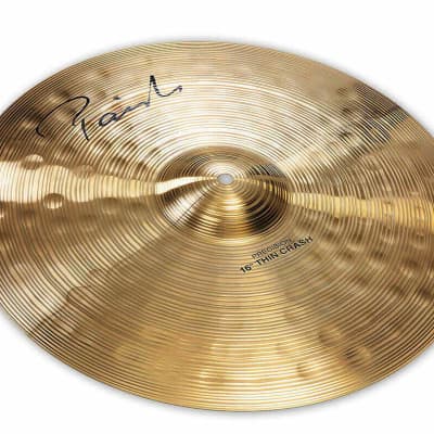 Paiste Signature Precision 16" Thin Crash Cymbal/Model # CY0004101216/Warranty image 1