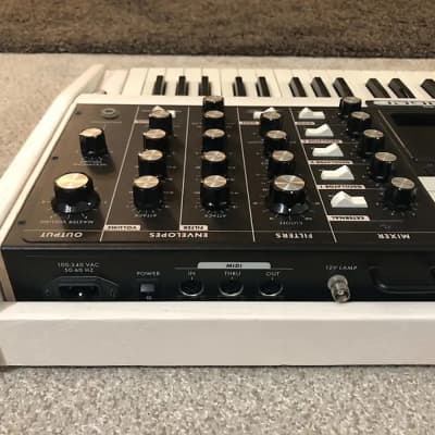 Moog MiniMoog Voyager Select Series Edition 44-Key Monophonic Synthesizer - White Cabinet with Flight Case image 13