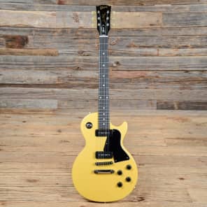 Gibson USA Les Paul Junior Special P-90 Worn Yellow 2011 image 4