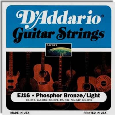 D'Addario Phosphor Bronze Acoustic Strings - 12-53 image 4
