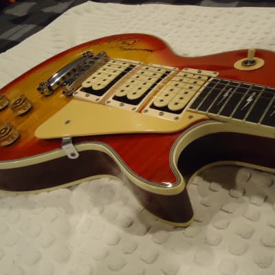 ULTRARARE,ONE-Of-A-KIND"SIGNED"Gibson Ace Frehley KISS Les Paul Cherry Sunburst Guitar,ClosetClassic image 11