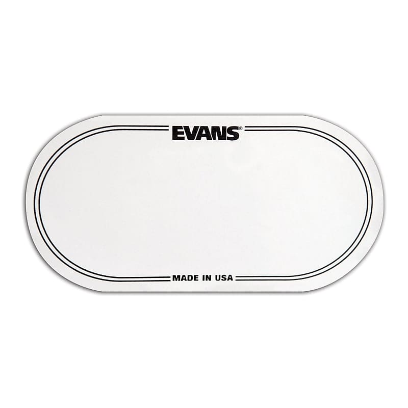 Evans EQ Double Pedal Patch, Clear Plastic image 1