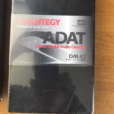 Lot of 2 Quantegy ADAT DM 42 professional studio VHS tapes for use with ADAT machines - new, wrapped image 2