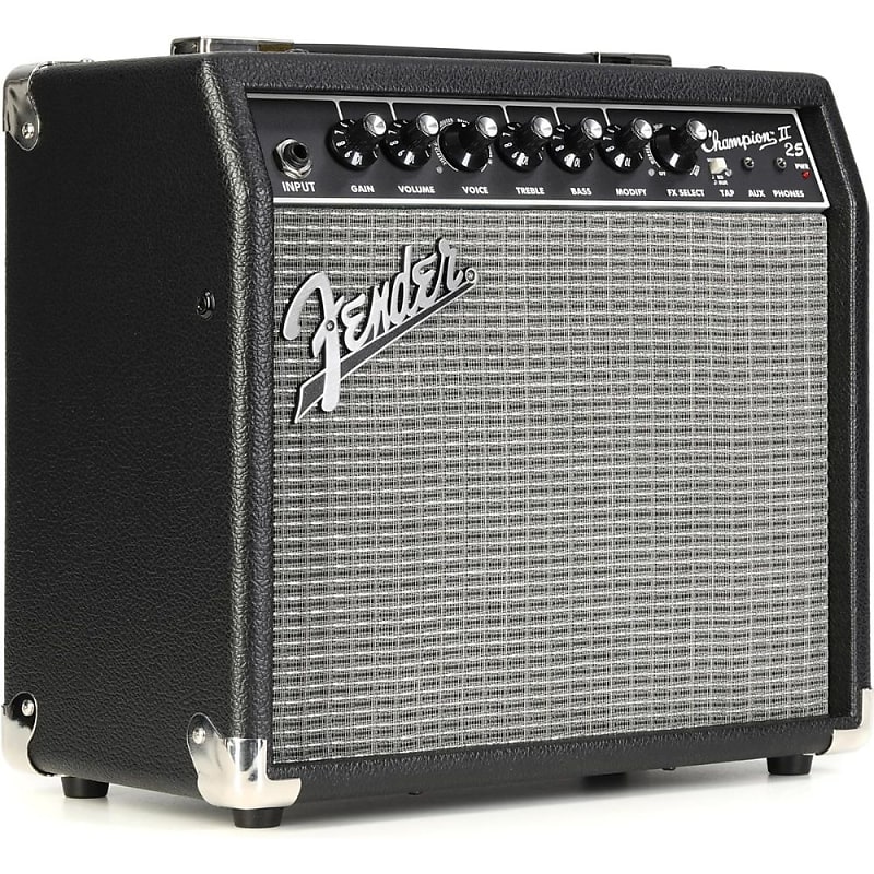 Fender Champion II 25 Guitar Amp, 25 Watts, with 2-Year Warranty, Features 12 Built-In Effects Models image 1