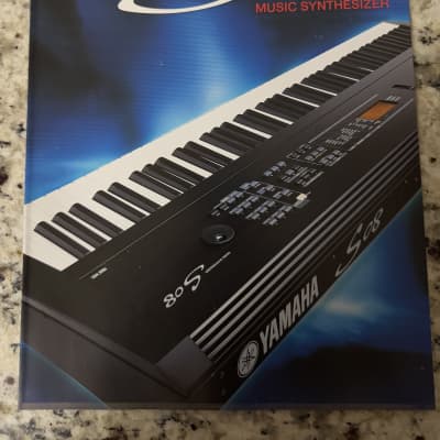 Yamaha S 08 synthesizer brochure 2002