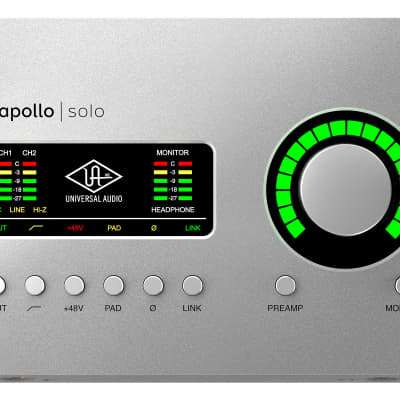 Universal Audio Apollo Solo | Thunderbolt 3 Audio Interface for MAC with UAD DSP | Heritage Edition image 5