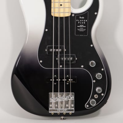 2021 Fender Player Plus Precision Bass Silver Smoke Finish w/Gig Bag image 2