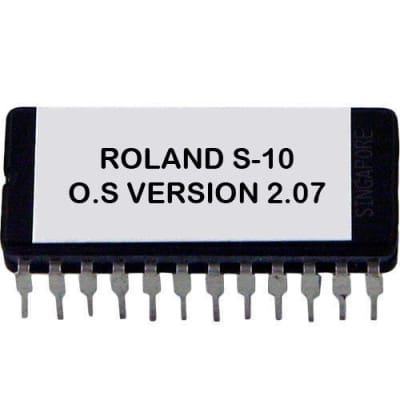Roland S-10 Firmware Version 2.07 Eprom Upgrade Update for S10 Rom Sampler