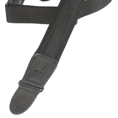 Levy's Leathers 2 1/2 Neoprene Padded Guitar Strap,Black, PM48NP2-BLK image 2
