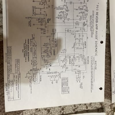 Fender Pro Reverb schematic and Layout 1960’s image 7