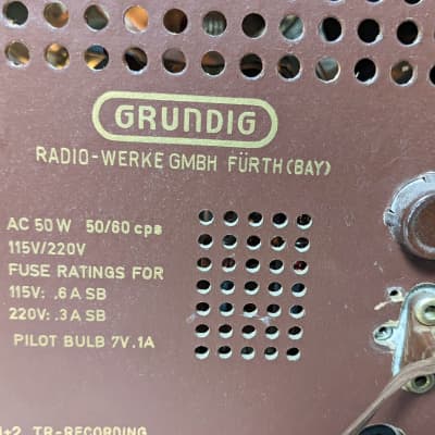 Vintage Grundig Majestic 3160 FM/MPX/AM/Shortwave/UHF Radio MCM Style And Incredible Sound! 1960 image 10