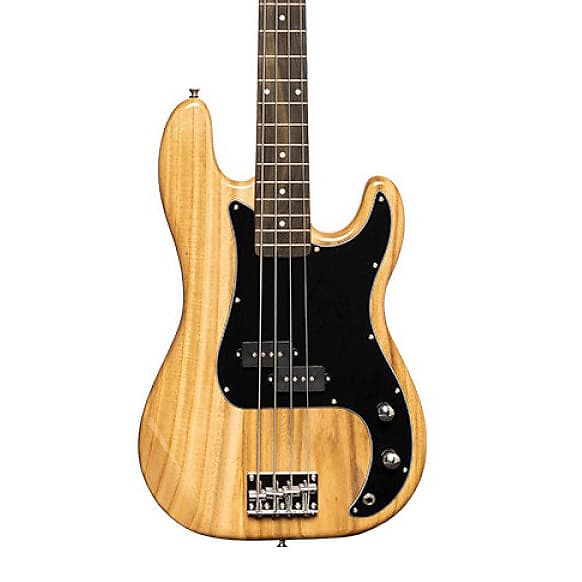 STAGG SBP-30 Electric P-Bass Guitar, Natural image 1